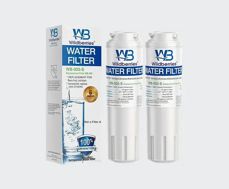 Wildberries UKF8001 Refrigerator Water Filter 4 Replacement for Whirlpool, EveryDrop